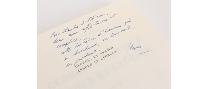 BOSQUET : Georges et Arnold Arnold et Georges - Autographe, Edition Originale - Edition-Originale.com