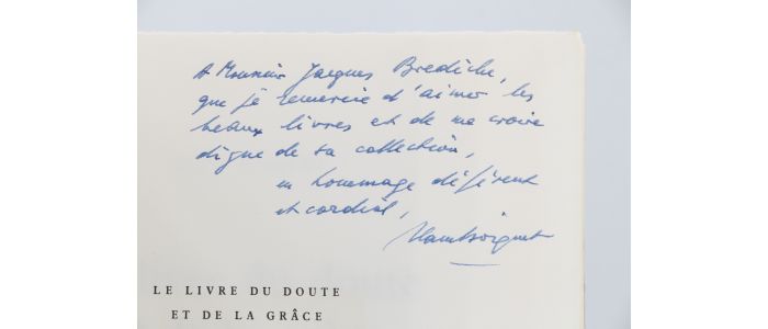 BOSQUET : Le livre du doute et de la grâce - Libro autografato, Prima edizione - Edition-Originale.com