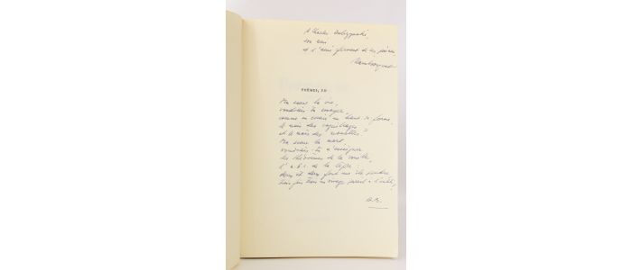 BOSQUET : Poèmes, un (1945-1967) - Signed book, First edition - Edition-Originale.com