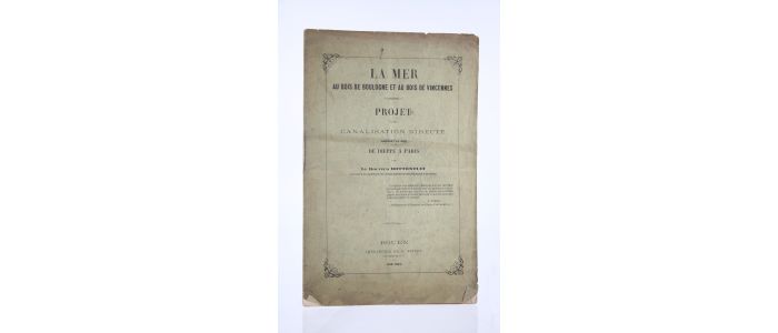BOTTENTUIT : La mer au bois de Boulogne et au bois de Vincennes - Edition Originale - Edition-Originale.com