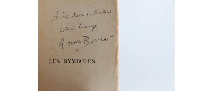 BOUCHOR : Les symboles - Signiert, Erste Ausgabe - Edition-Originale.com