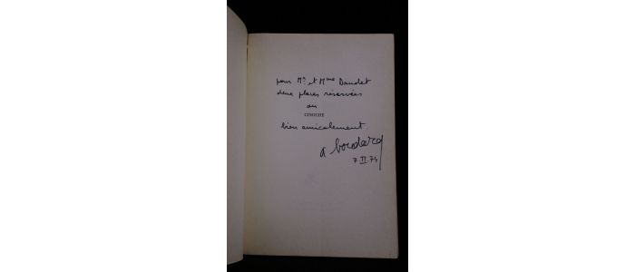 BOUDARD : Cinoche - Signiert, Erste Ausgabe - Edition-Originale.com
