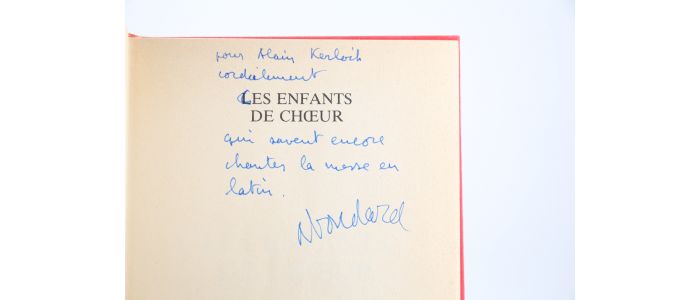 BOUDARD : Les Enfants de Choeur - Libro autografato - Edition-Originale.com