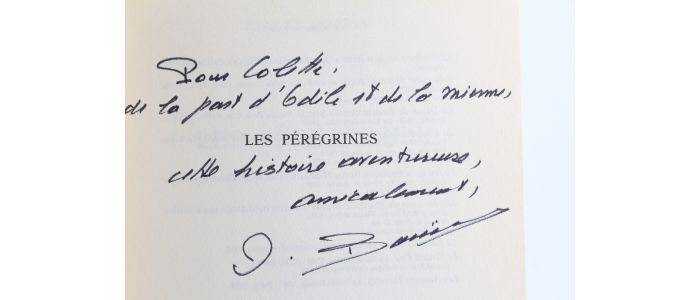 BOURIN : Les Pérégrines - Autographe, Edition Originale - Edition-Originale.com