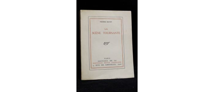 BOUTET : La scène tournante - Edition Originale - Edition-Originale.com