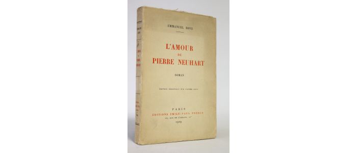 BOVE : L'amour de Pierre Neuhart - Edition Originale - Edition-Originale.com
