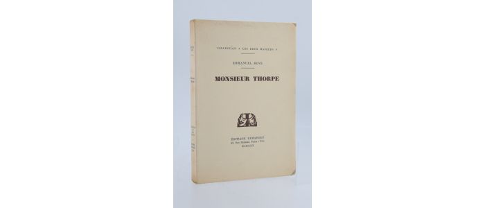 BOVE : Monsieur Thorpe - Prima edizione - Edition-Originale.com