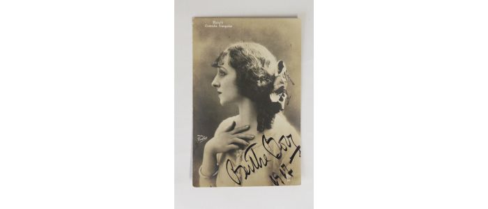 BOVY : Carte postale photographique signée de Berthe Bovy - Autographe, Edition Originale - Edition-Originale.com