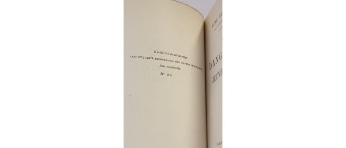 BOYLESVE : Le dangereux jeune homme - First edition - Edition-Originale.com