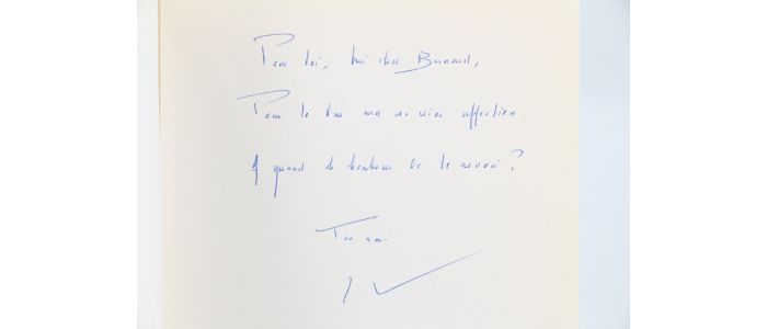 BREDIN : Mots et pas perdus - Images du Palais - Signed book, First edition - Edition-Originale.com