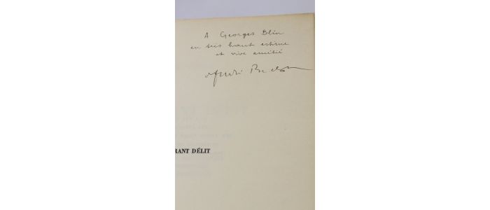 BRETON : Flagrant délit - Rimbaud devant la conjuration de l'imposture et du truquage - Libro autografato, Prima edizione - Edition-Originale.com
