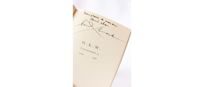 BRETON : Notes sur la poésie - Signiert, Erste Ausgabe - Edition-Originale.com