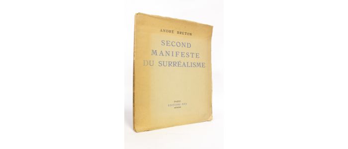 BRETON : Second manifeste du surréalisme - Erste Ausgabe - Edition-Originale.com