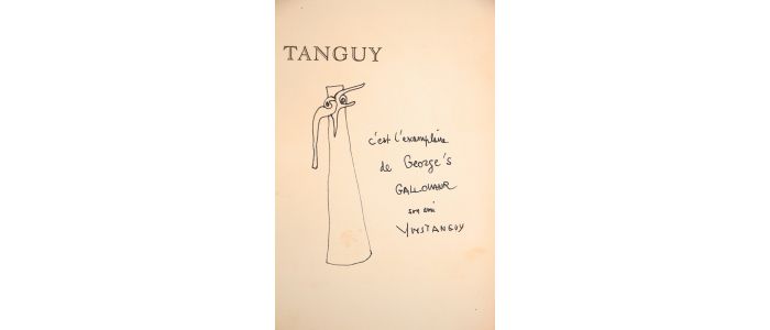 BRETON : Yves Tanguy - Autographe, Edition Originale - Edition-Originale.com