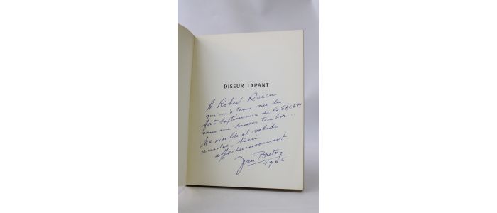 BRETON : Diseur tapant - Signed book, First edition - Edition-Originale.com