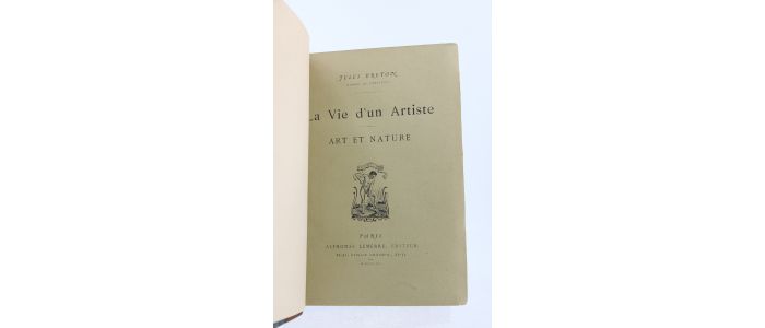 BRETON : La vie d'un artiste - Art et nature - Erste Ausgabe - Edition-Originale.com