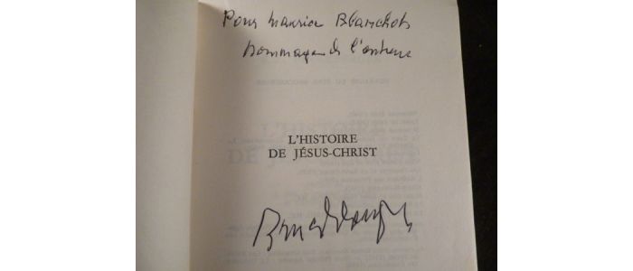 BRUCKBERGER : L'histoire de Jésus-Christ - Signiert, Erste Ausgabe - Edition-Originale.com