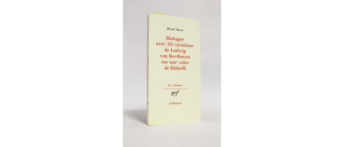 BUTOR : Dialogue avec 33 variations de Ludwig van Beethoven sur une valse de Diabelli - Erste Ausgabe - Edition-Originale.com