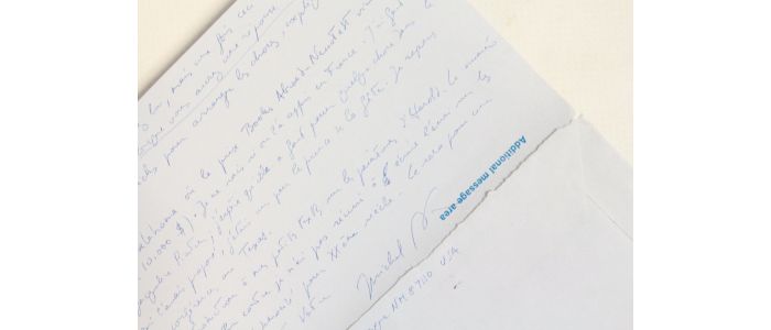 BUTOR : Lettre autographe signée à Georges Raillard  - Signed book, First edition - Edition-Originale.com