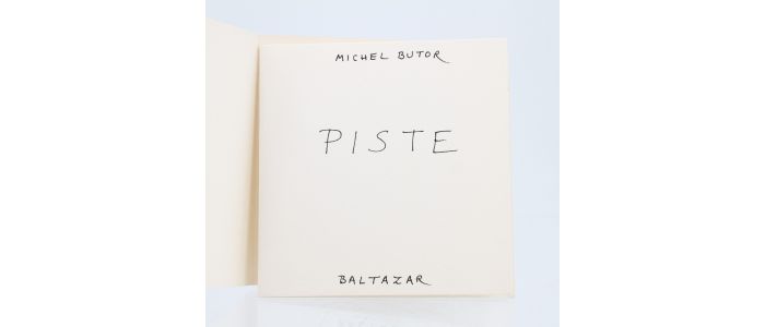 BUTOR : Piste - Autographe, Edition Originale - Edition-Originale.com