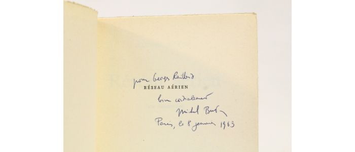 BUTOR : Réseau aérien - Libro autografato, Prima edizione - Edition-Originale.com