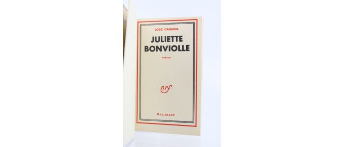 CABANIS : Juliette Bonviolle - First edition - Edition-Originale.com