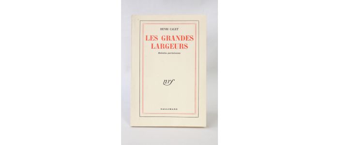 CALET : Les grandes largeurs. Balades parisiennes - Edition-Originale.com