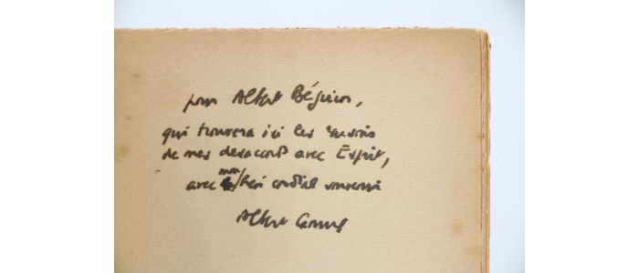 CAMUS : Actuelles II - Chroniques 1948-1953 - Libro autografato, Prima edizione - Edition-Originale.com