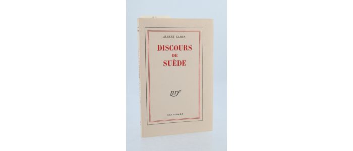 CAMUS : Discours de Suède - First edition - Edition-Originale.com