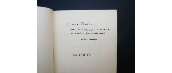 CAMUS : La chute - Signiert, Erste Ausgabe - Edition-Originale.com