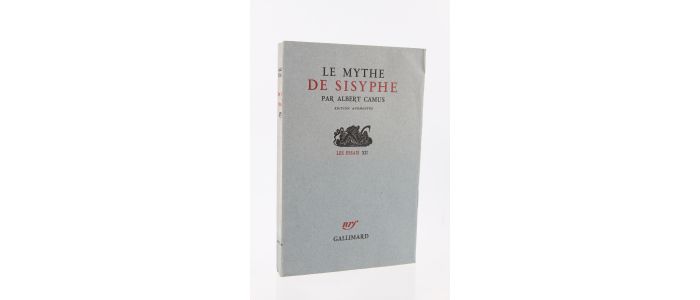 CAMUS : Le mythe de Sisyphe - Edition-Originale.com