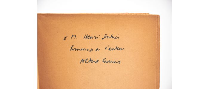 CAMUS : L'état de siège - Autographe, Edition Originale - Edition-Originale.com