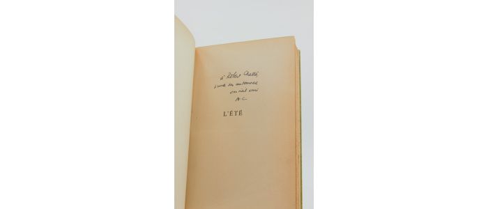 CAMUS : L'été - Signed book, First edition - Edition-Originale.com