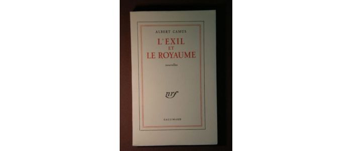 CAMUS : L'exil et le royaume - Edition-Originale.com