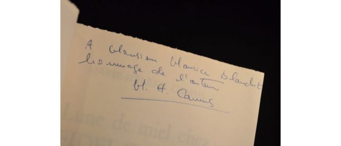 CAMUS : Lune de miel chez Fidel Castro - Autographe, Edition Originale - Edition-Originale.com