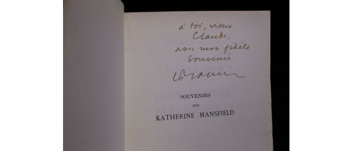 CARCO : Souvenirs sur Katherine Mansfield - Libro autografato, Prima edizione - Edition-Originale.com