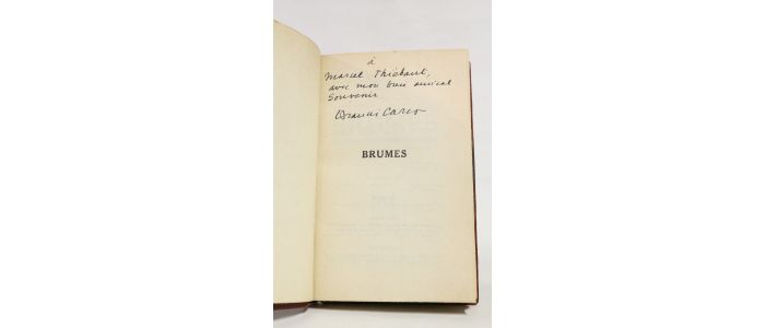 CARCO : Brumes - Autographe, Edition Originale - Edition-Originale.com