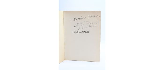 CARCO : Jésus-la-caille - Autographe, Edition Originale - Edition-Originale.com