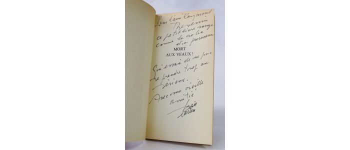 CARLIER : Mort aux veaux! - Signed book, First edition - Edition-Originale.com