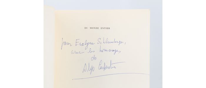 CARPENTIER : La harpe et l'ombre - Libro autografato, Prima edizione - Edition-Originale.com