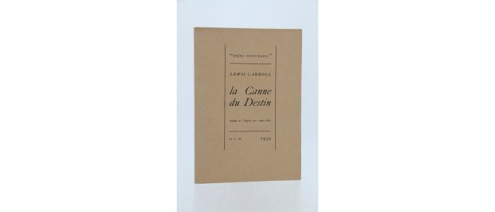 CARROLL : La canne du destin - First edition - Edition-Originale.com