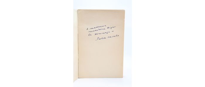 CASALS : Conversations avec Pablo Casals. Souvenirs et opinions d'un musicien - Signed book, First edition - Edition-Originale.com