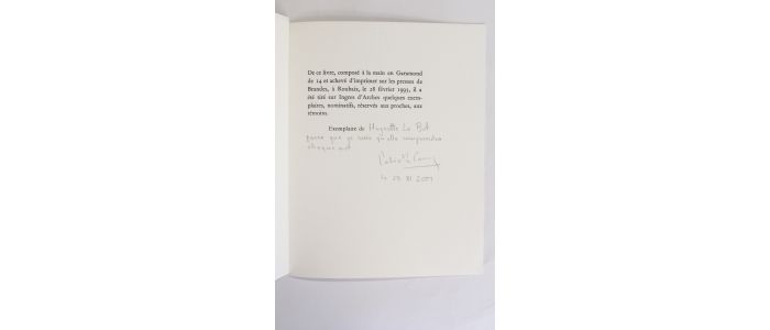 CASSON : Anneau d'années - Signiert, Erste Ausgabe - Edition-Originale.com