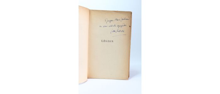 CASSOU : Légion - Autographe, Edition Originale - Edition-Originale.com