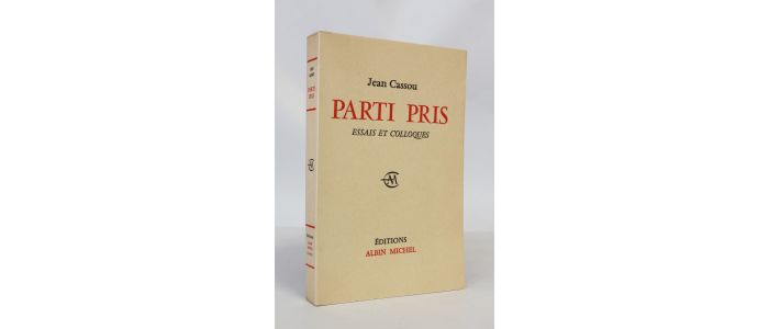 CASSOU : Parti pris, essais et colloques - Erste Ausgabe - Edition-Originale.com