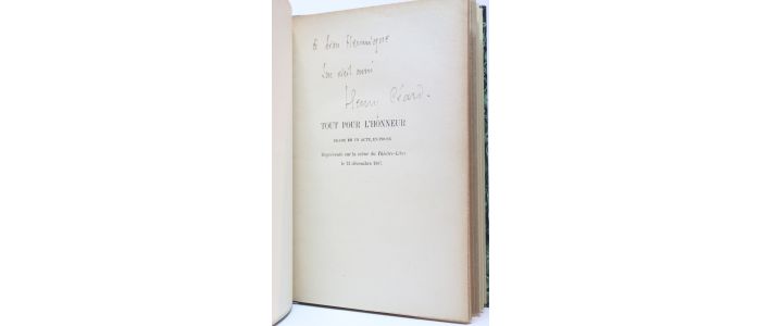 CEARD : Tout pour l'honneur - Signiert, Erste Ausgabe - Edition-Originale.com