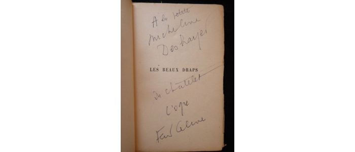 CELINE : Les beaux draps - Signed book - Edition-Originale.com