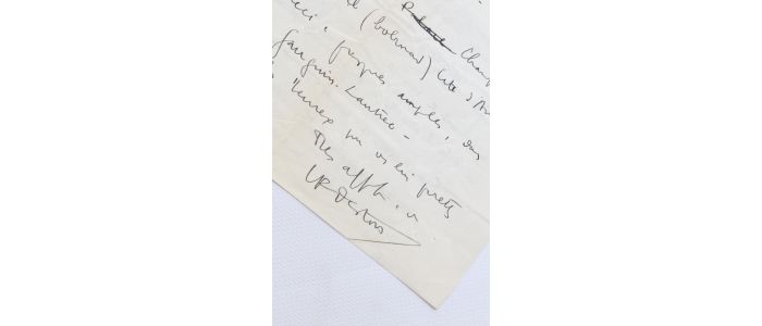 CELINE : Lettre autographe signée adressée à Léon Deffoux - Signiert - Edition-Originale.com