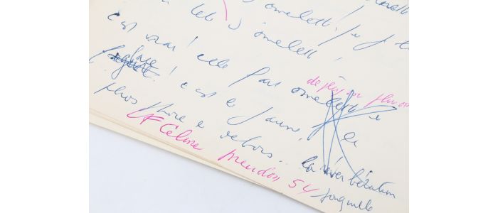 CELINE : Manuscrits autographes signés inédits de deux importantes parties de Normance (Féérie pour une autre fois II) - Autographe, Edition Originale - Edition-Originale.com