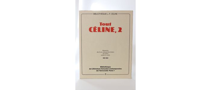 CELINE : Tout Céline, 2 - Erste Ausgabe - Edition-Originale.com